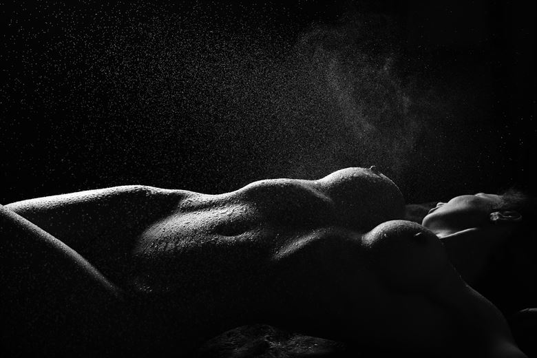 artistic nude sensual artwork by photographer elegant curves and shadows