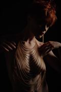 artistic nude sensual photo by model copper penny