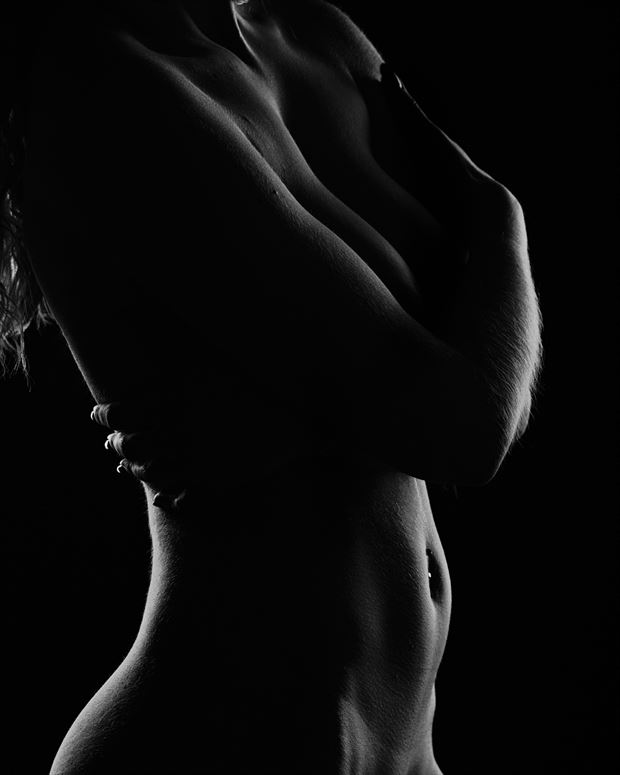 artistic nude silhouette artwork by photographer rstudio