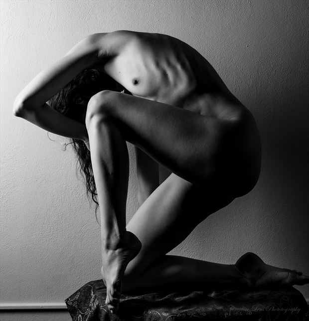 artistic nude silhouette photo by model beth mg