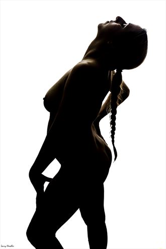 artistic nude silhouette photo by model d4everbecca