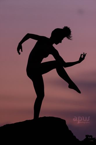 artistic nude silhouette photo by photographer apwfineart