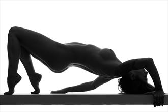 artistic nude silhouette photo by photographer genuineburke