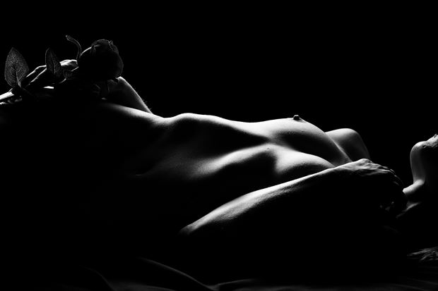 artistic nude silhouette photo by photographer gifford hart