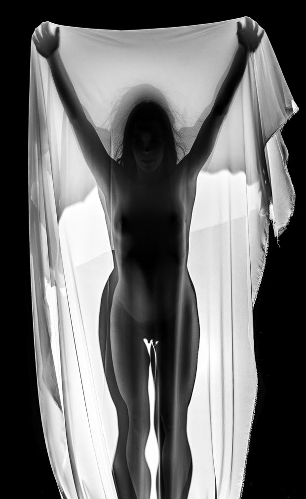 artistic nude silhouette photo by photographer gorazd golob