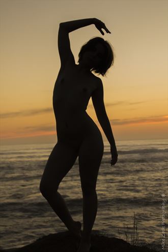 artistic nude silhouette photo by photographer mikezphotography