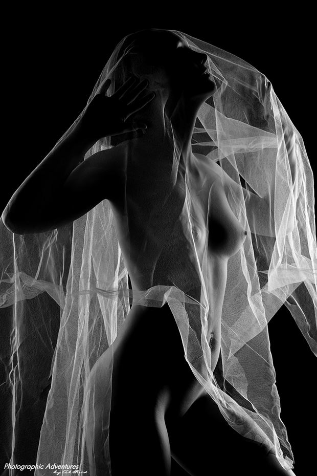 artistic nude silhouette photo by photographer pabyar