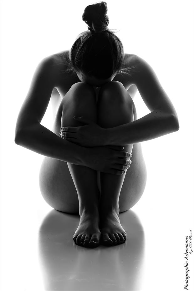 artistic nude silhouette photo by photographer pabyar
