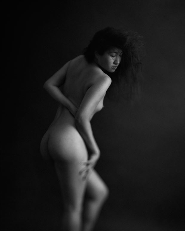 artistic nude soft focus photo by model minh ly