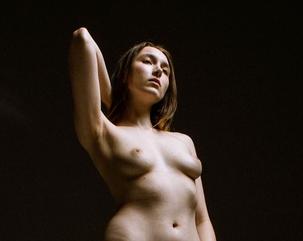 artistic nude studio lighting artwork by model jennifer helena