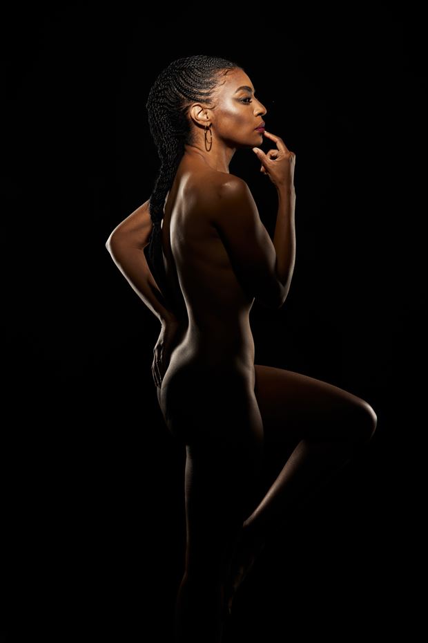 artistic nude studio lighting photo by model chic a