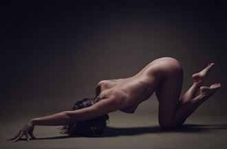 artistic nude studio lighting photo by model elysianartmuse