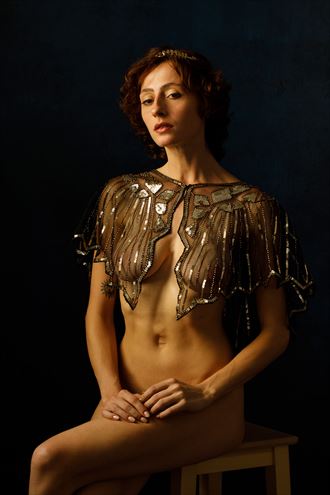 artistic nude studio lighting photo by model emma helena