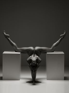 artistic nude studio lighting photo by model laetitia model