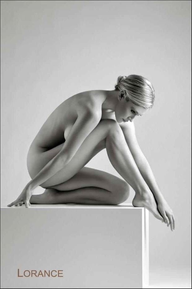 artistic nude studio lighting photo by model laurie or lori