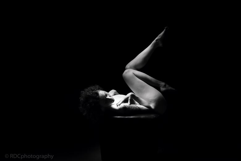artistic nude studio lighting photo by model michelle s
