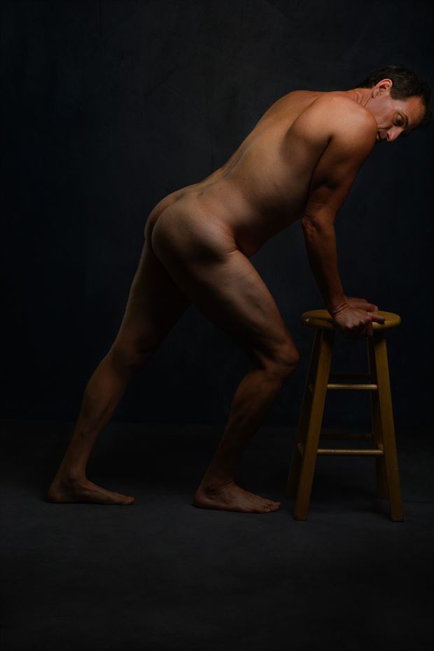 artistic nude studio lighting photo by model phenix raynn