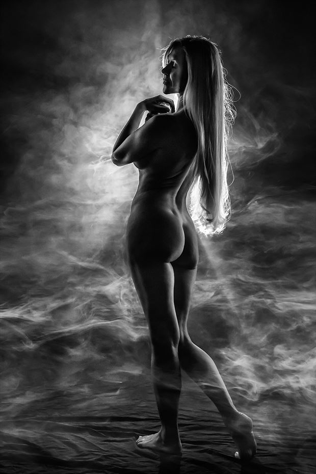 artistic nude studio lighting photo by model sandra todd