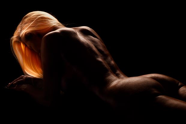 artistic nude studio lighting photo by model sandra todd