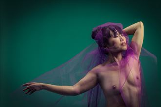 artistic nude studio lighting photo by model sayori sloan