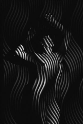 artistic nude studio lighting photo by model sayori sloan