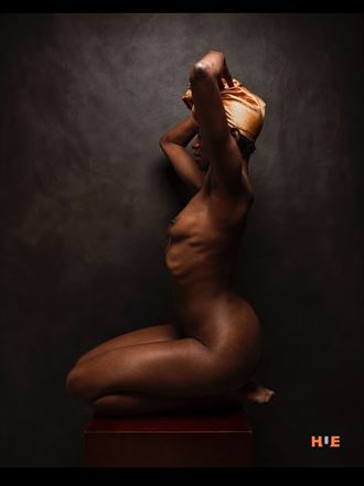 artistic nude studio lighting photo by model titania