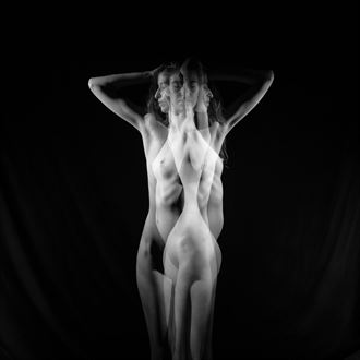 artistic nude studio lighting photo by model vittoria