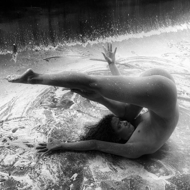 artistic nude studio lighting photo by model vivian cove