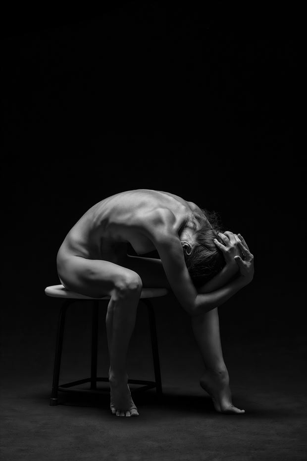 artistic nude studio lighting photo by photographer longleaf imagery