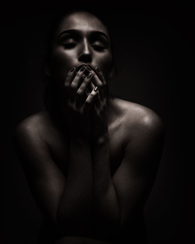 artistic nude studio lighting photo by photographer michael hayes