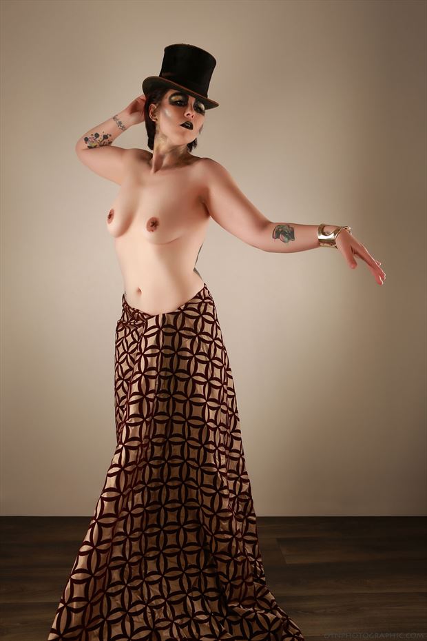 artistic nude tattoos artwork by model kai