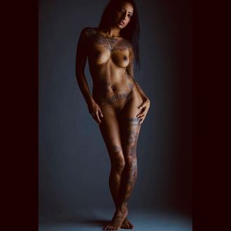 artistic nude tattoos photo by model savannah sapphire