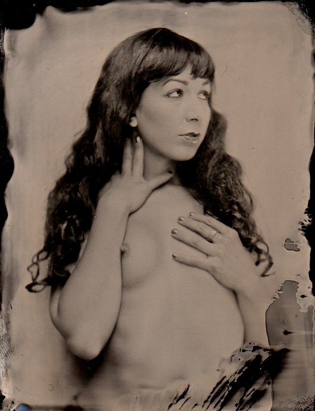 artistic nude vintage style photo by model a k arts