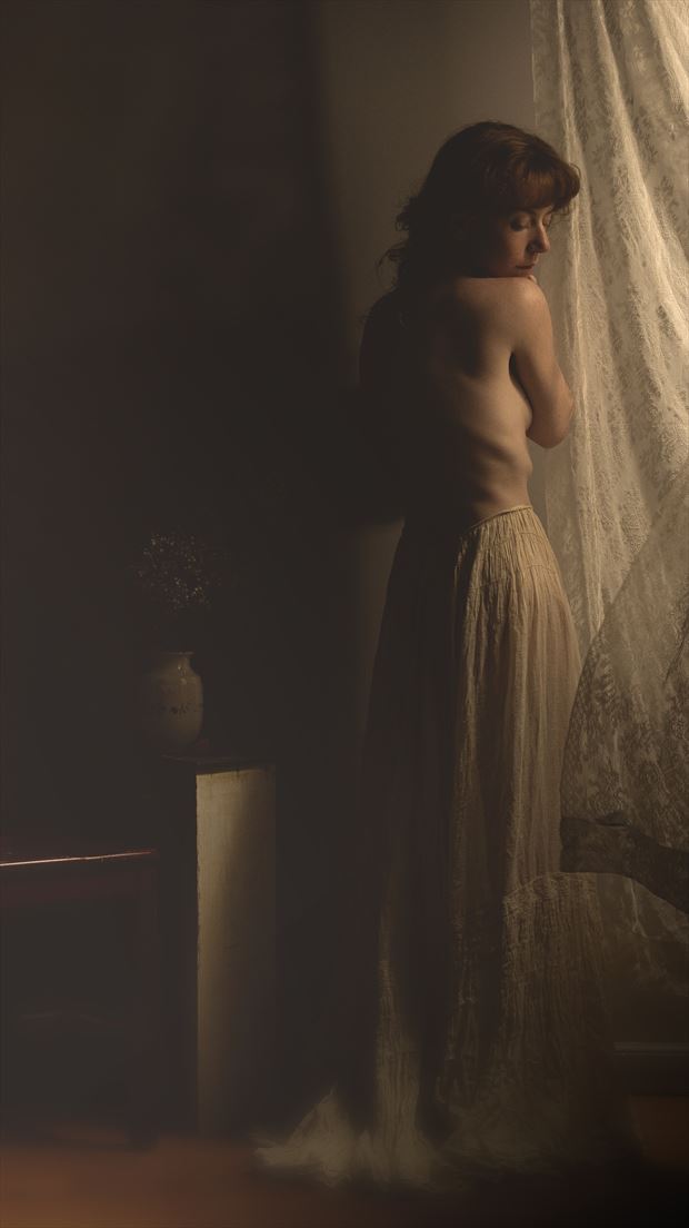 artistic nude vintage style photo by model liv sage
