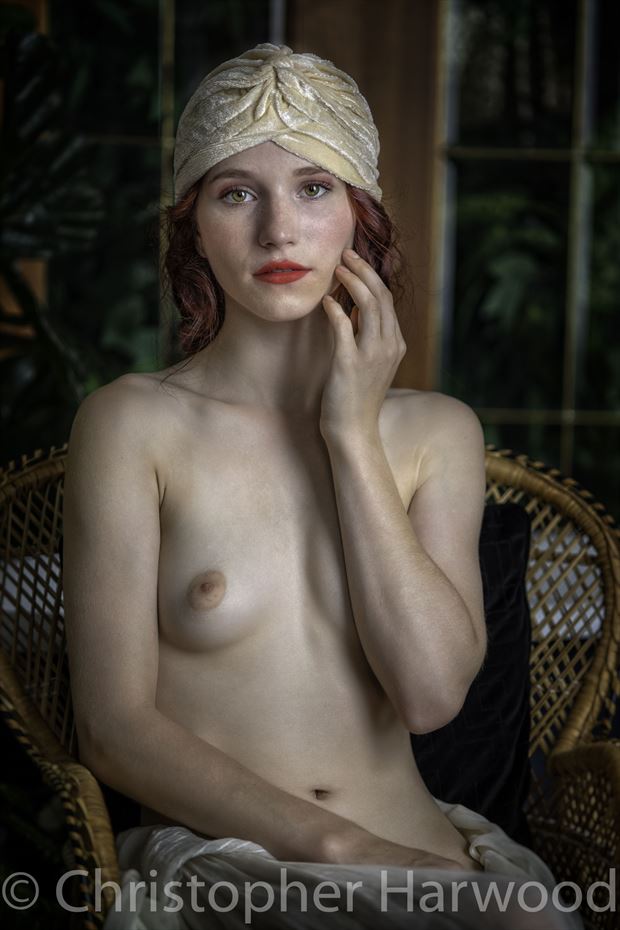 artistic nude vintage style photo by photographer christopher harwood