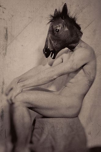 artistic nude vintage style photo by photographer k aus
