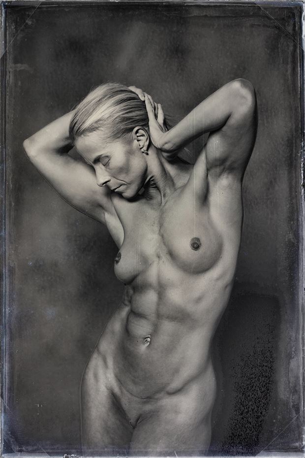 Figure Study * Artistic Nude * Portrait * Studio Lighting * Vintage Style. 