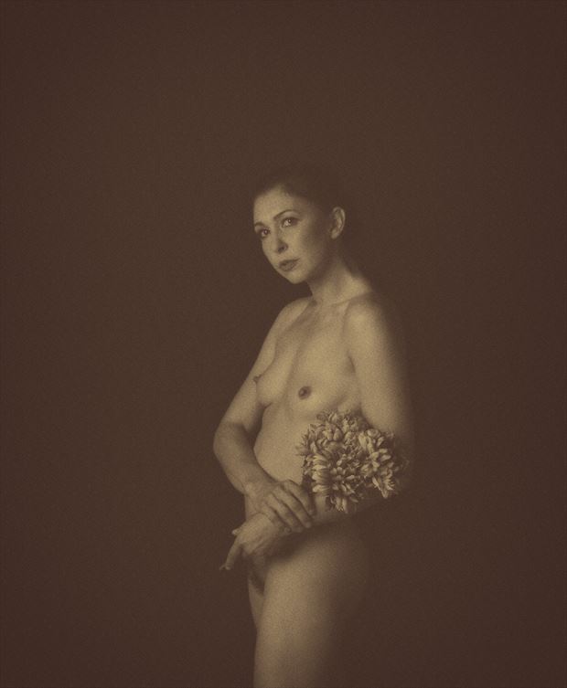 artistic nude vintage style photo by photographer stevelease