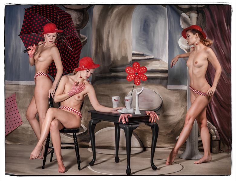 artistic nude vintage style photo by photographer thomas sauerwein