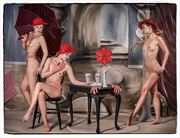 artistic nude vintage style photo by photographer thomas sauerwein