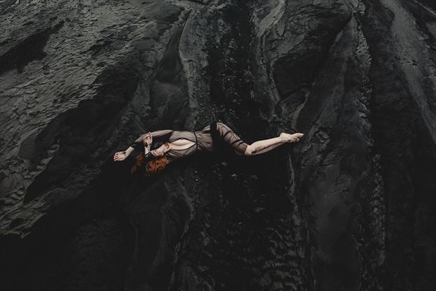 ashes nature photo by model icelandic selkie