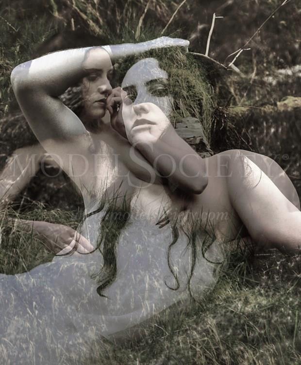 at peace within artistic nude photo by photographer photorunner