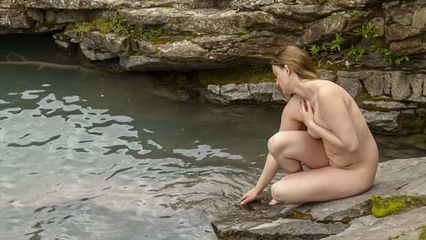 at the pond artistic nude artwork by photographer positively exposed