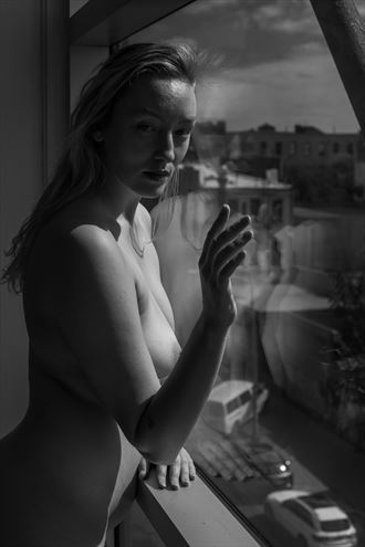 at the window artistic nude artwork by photographer gsphotoguy