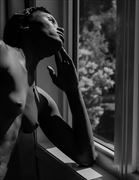 at the window artistic nude artwork by photographer photo kubitza
