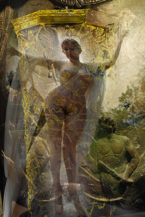 ath%C3%A9na in altar artistic nude photo by photographer joseph auquier