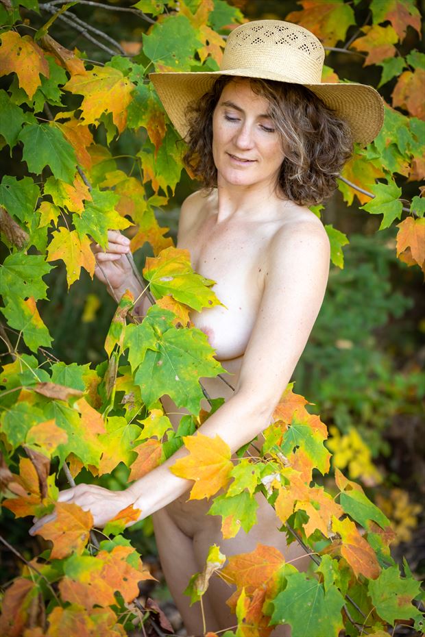 autumn colors artistic nude photo by photographer marshallart