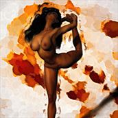 autumn s daughter artistic nude artwork by artist tantographics