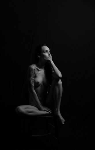 ayeonna b w artistic nude photo by photographer chris gursky