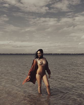 ayeonna on the coastline artistic nude photo by photographer brian childress